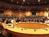 A delegation led by Prof. Chen Siping meets with CUHK representatives
